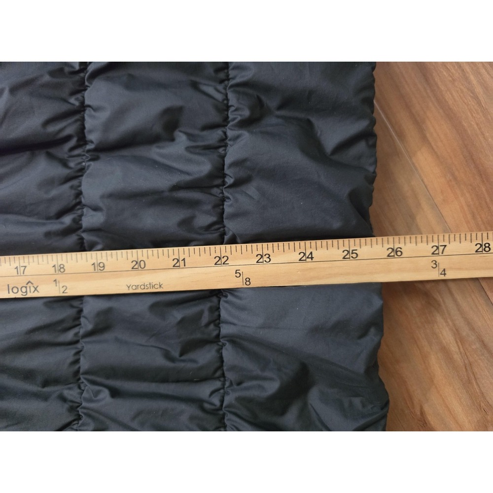Columbia Jacket Womens XL Black Thermal Coil Puffer Hood Faux Fur Zip Hooded - Picture 5 of 7